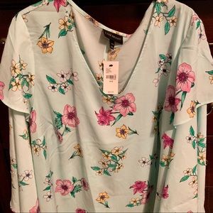 Lane Bryant Tiered Ruffle Sleeve Top